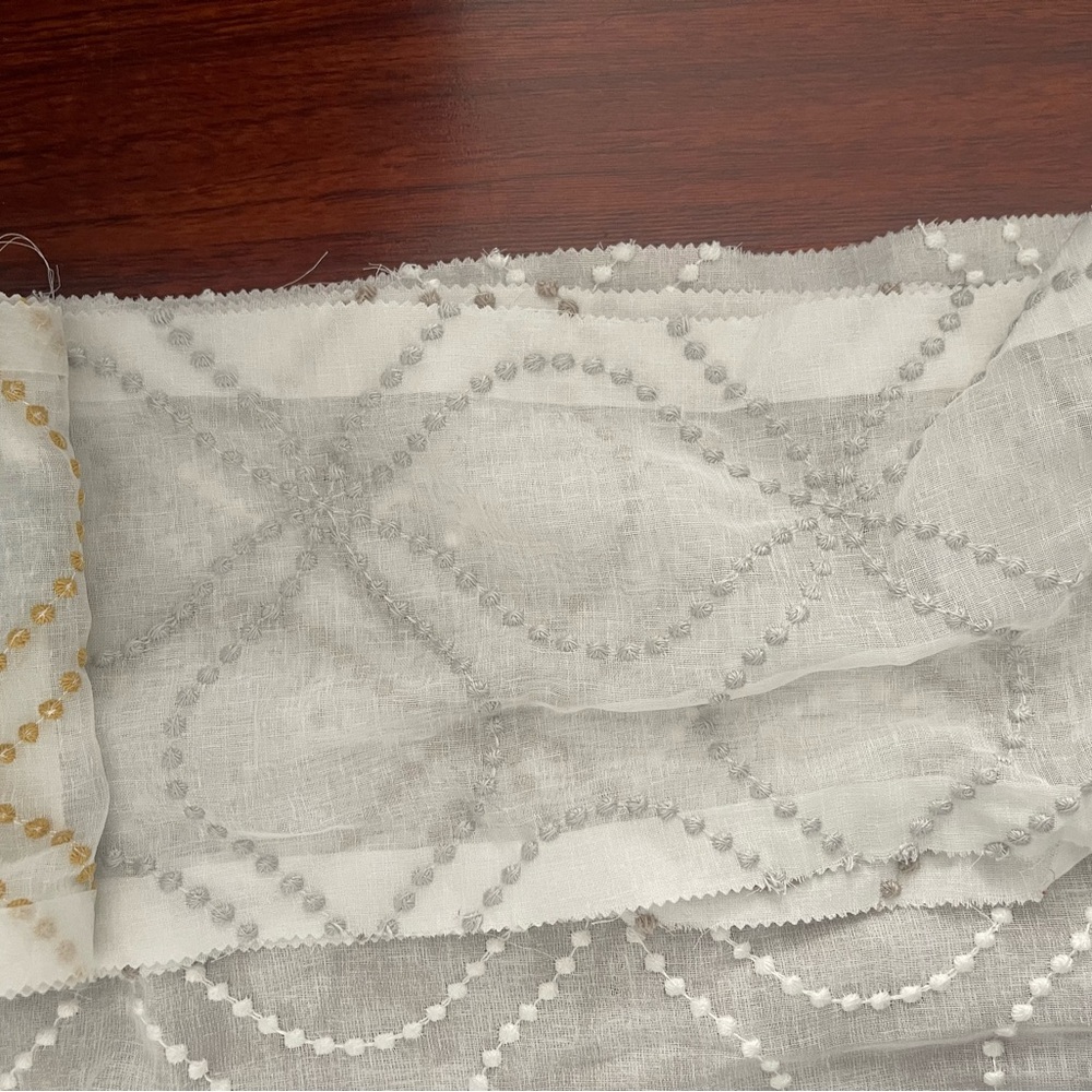 Casadeco Mano 8163 Sample Fabric | 3 Yards | Designer Upholstery/Fabric Sample | - Picture 3 of 10